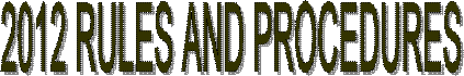 2004 RULES AND PROCEDURES
